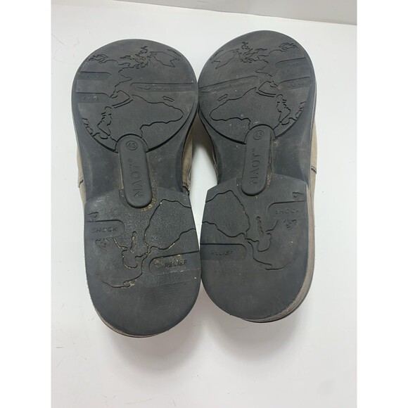 Naot Men’s Director Slip On Leather Gray Black Shoes Size 12-12.5 US